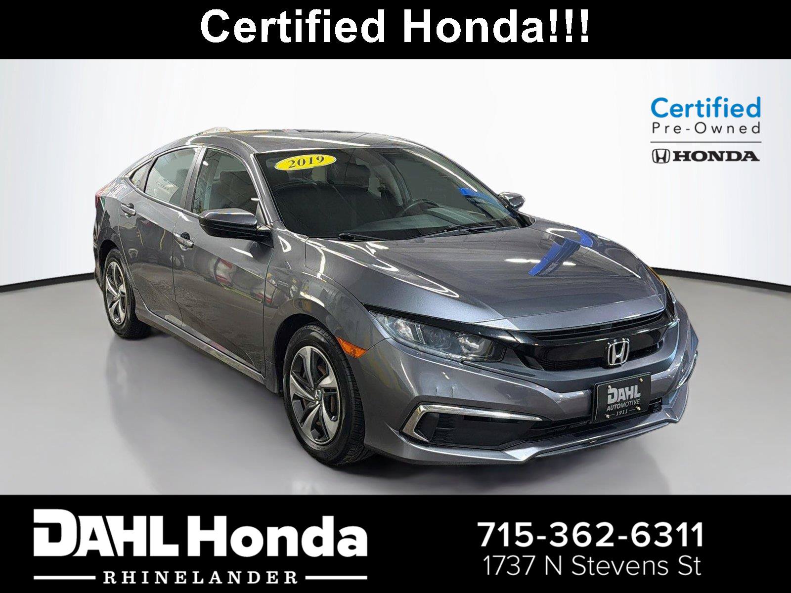 Used 2019 Honda Civic LX image 1