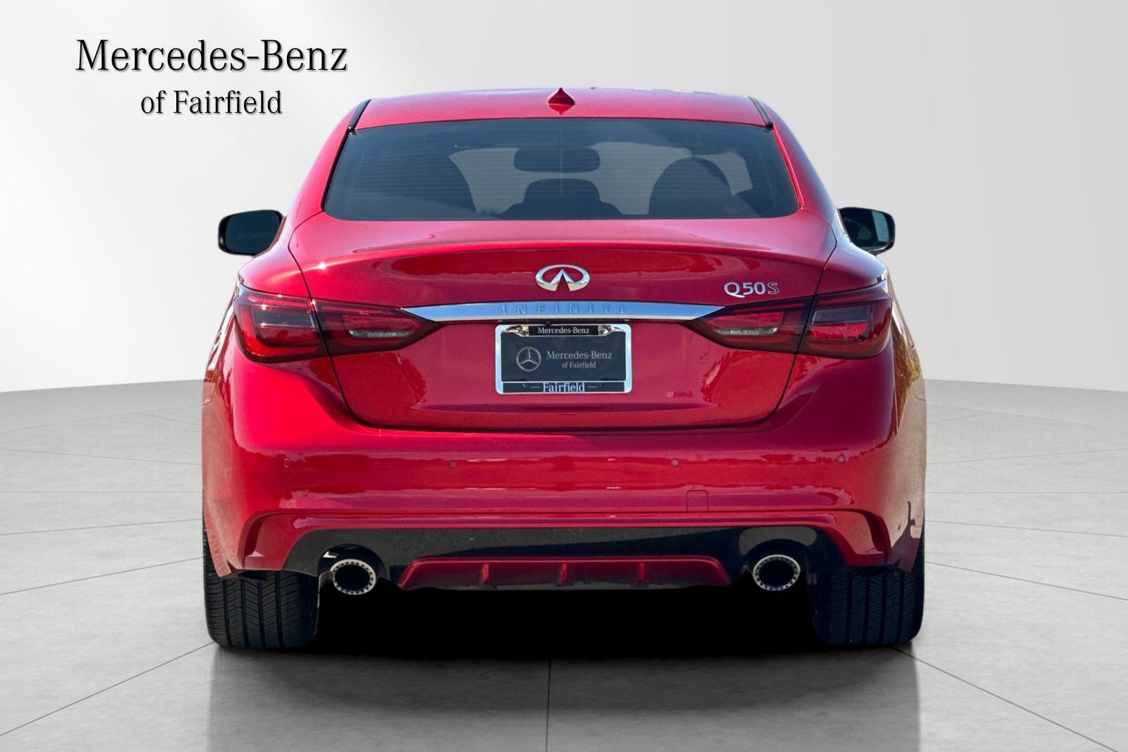 Used 2019 INFINITI Q50 Red Sport 400 w/ Sensory Package RWD image 7