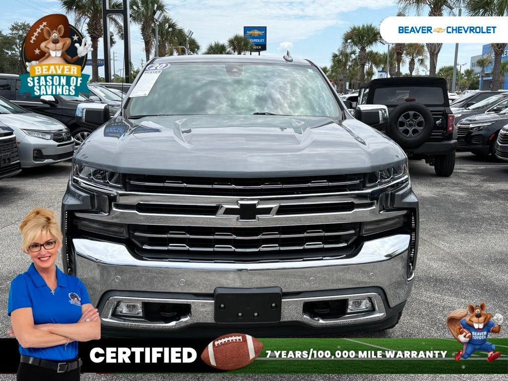 Used 2020 Chevrolet Silverado 1500 LTZ w/ LTZ Plus Package AWD/4WD image 3