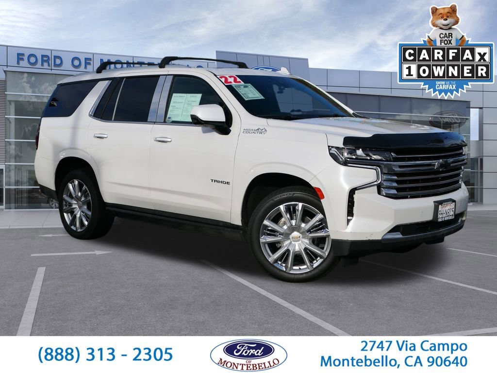 Used 2022 Chevrolet Tahoe High Country image 1