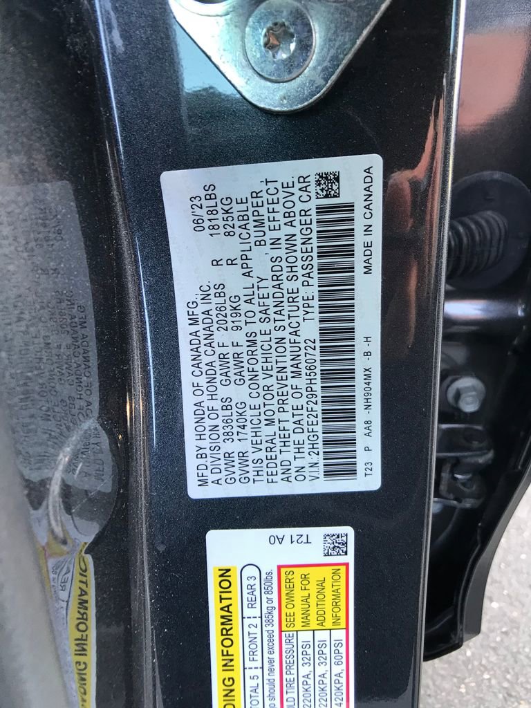 Certified 2023 Honda Civic LX image 17