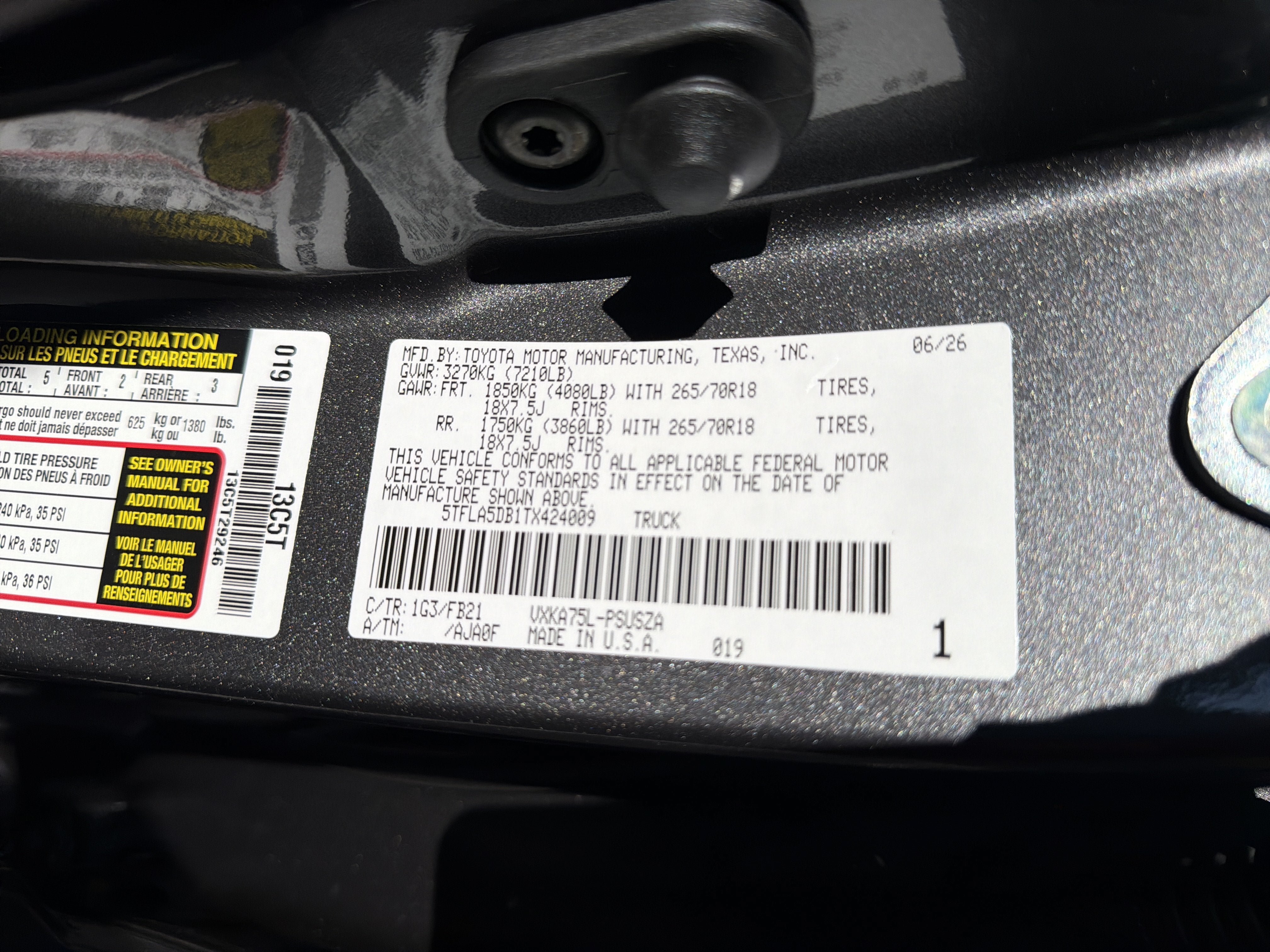New 2026 Toyota Tundra SR5 AWD/4WD image 12
