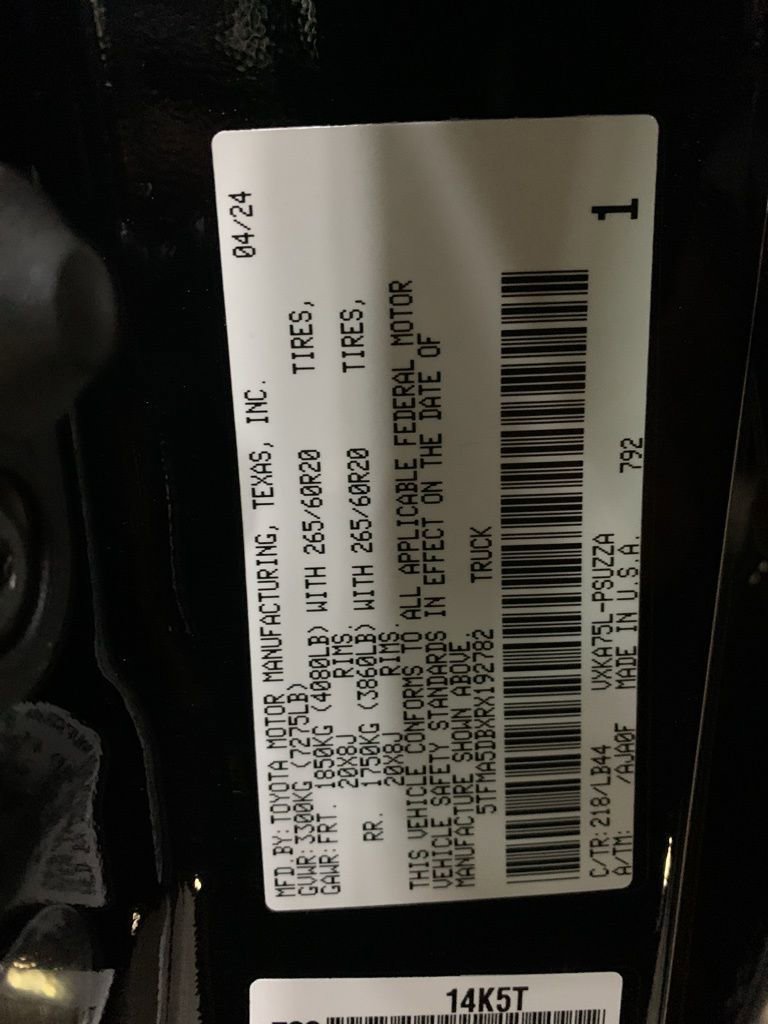 New 2024 Toyota Tundra 1794 Edition image 31