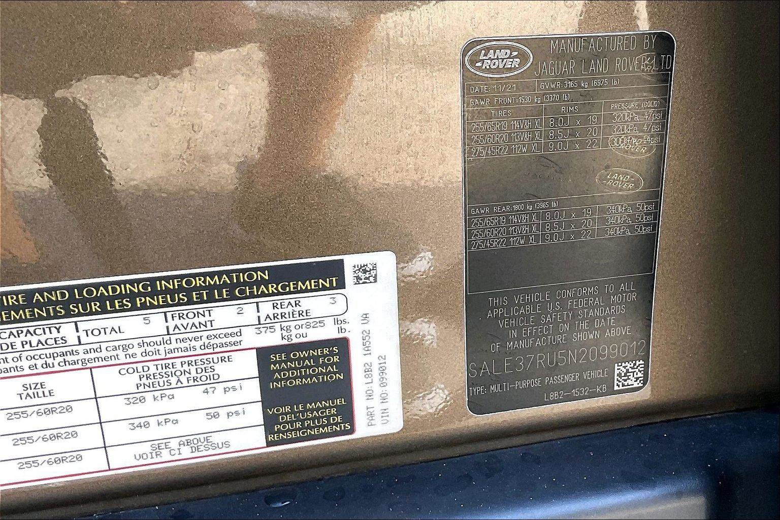 Used 2022 Land Rover Defender 110 X-Dynamic HSE AWD/4WD image 19