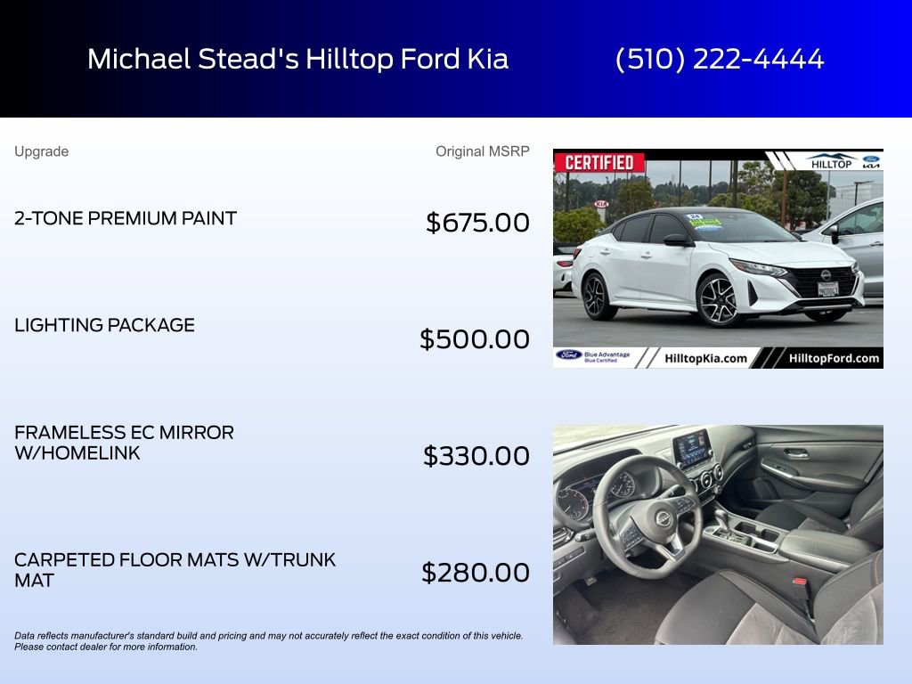 Used 2024 Nissan Sentra SR w/ Lighting Package FWD image 6