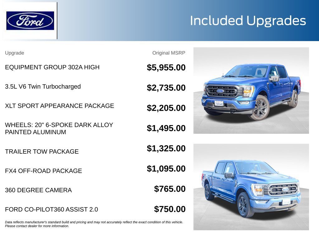 Used 2023 Ford F150 XLT w/ Equipment Group 302A High AWD/4WD image 11