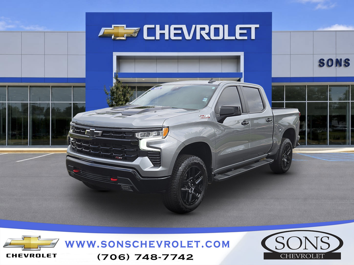 Certified 2025 Chevrolet Silverado 1500 LT Trail Boss w/ Protection Package AWD/4WD image 1
