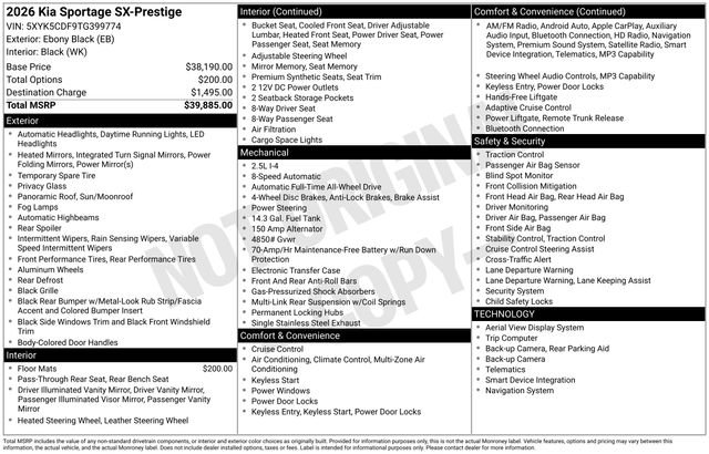 Used 2026 Kia Sportage SX AWD/4WD image 23
