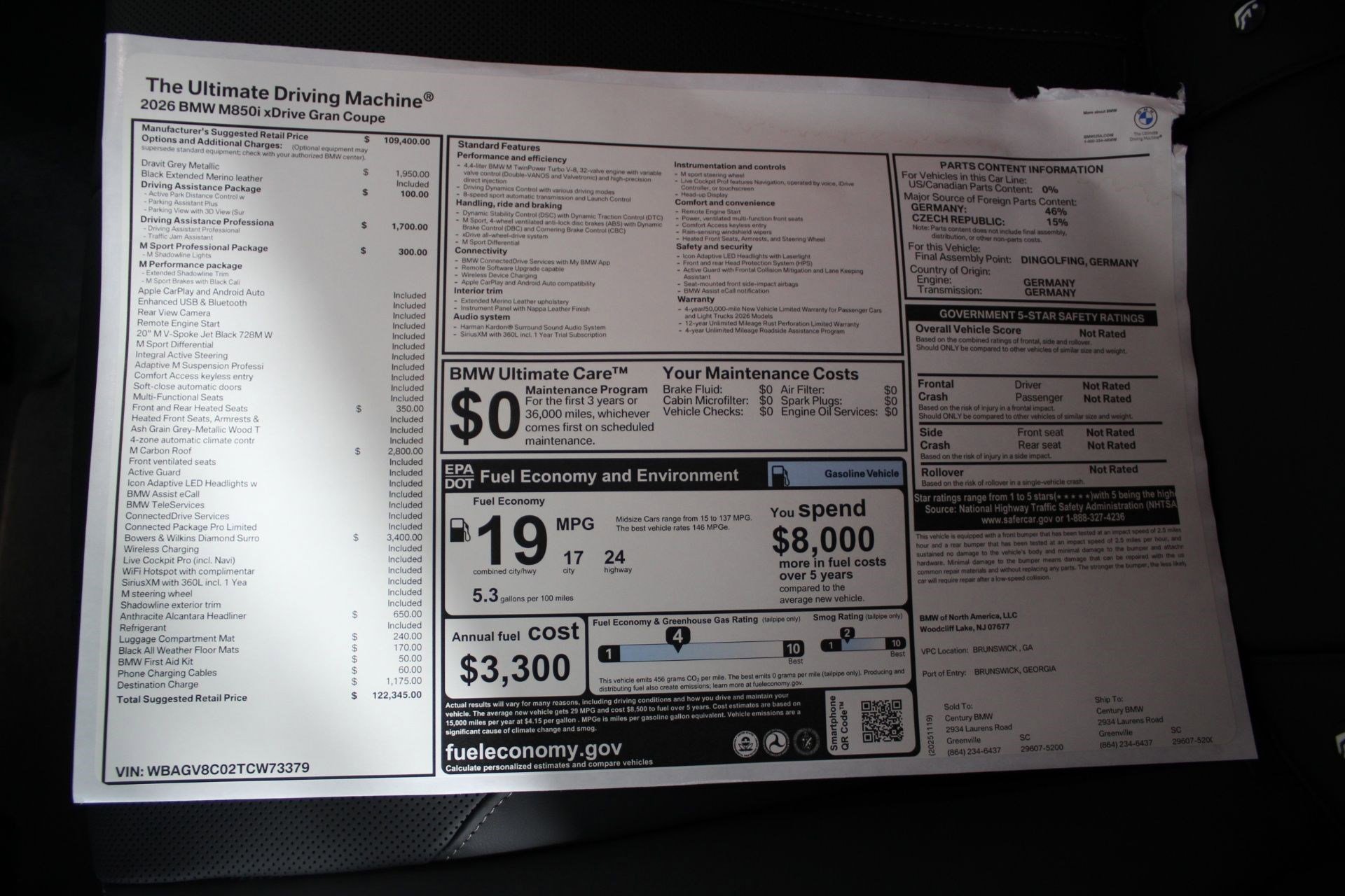 Used 2026 BMW M850i xDrive M850i image 19