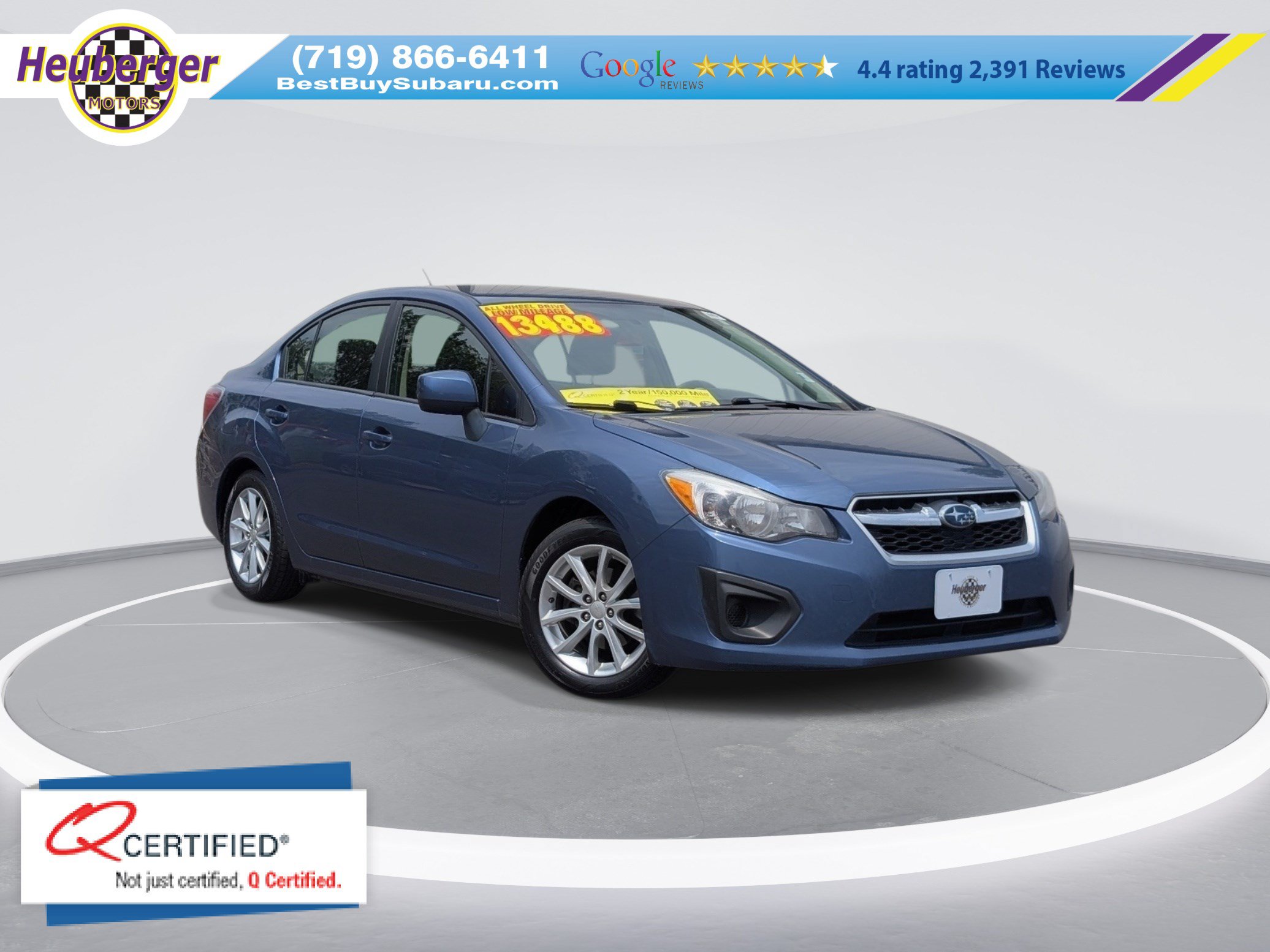 Used 2013 Subaru Impreza 2.0i Premium w/ All-Weather Pkg AWD/4WD image 1