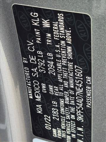 Used 2022 Kia Forte GT-Line w/ GT-Line Premium Package FWD image 25