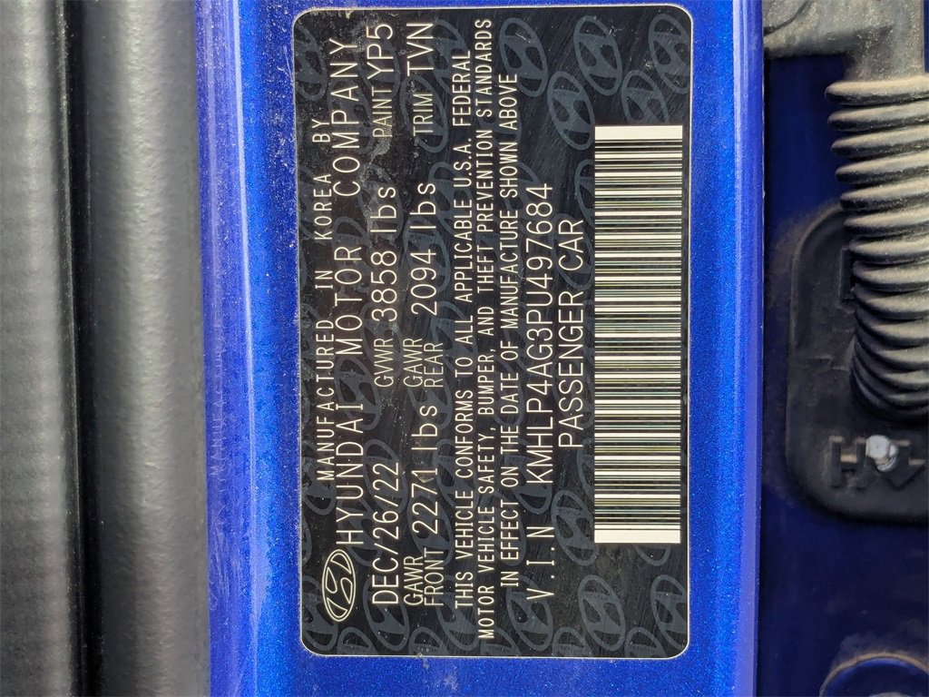 Certified 2023 Hyundai Elantra Limited w/ Cargo Package image 23