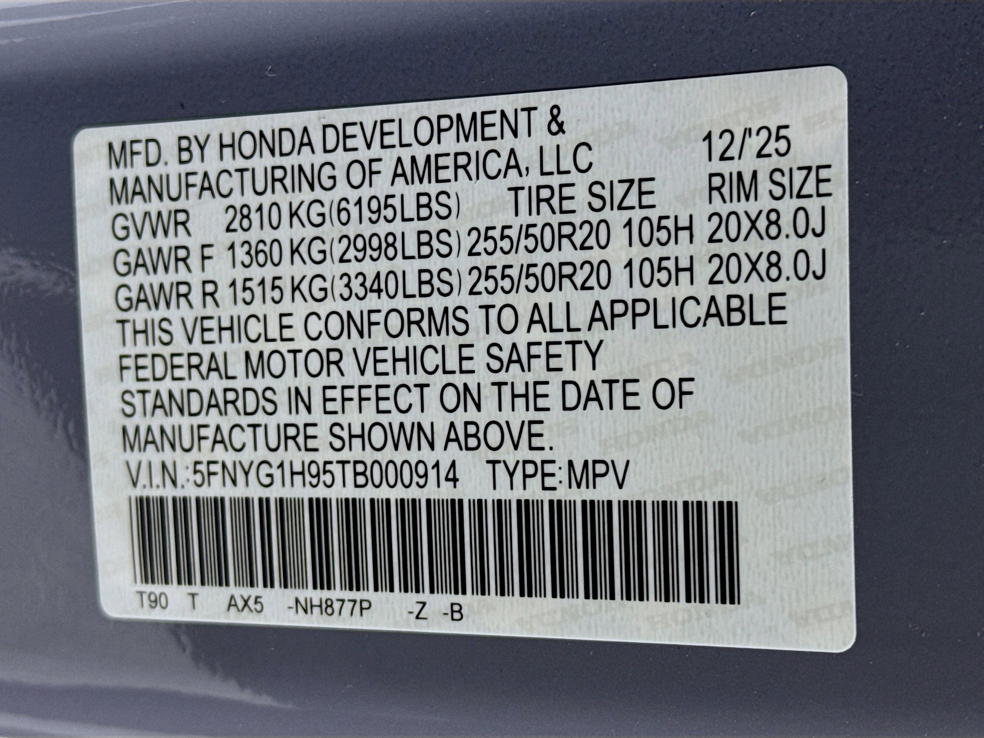 New 2026 Honda Pilot Black Edition image 35