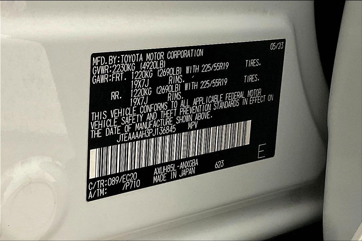 Used 2023 Toyota Venza Nightshade AWD/4WD image 18