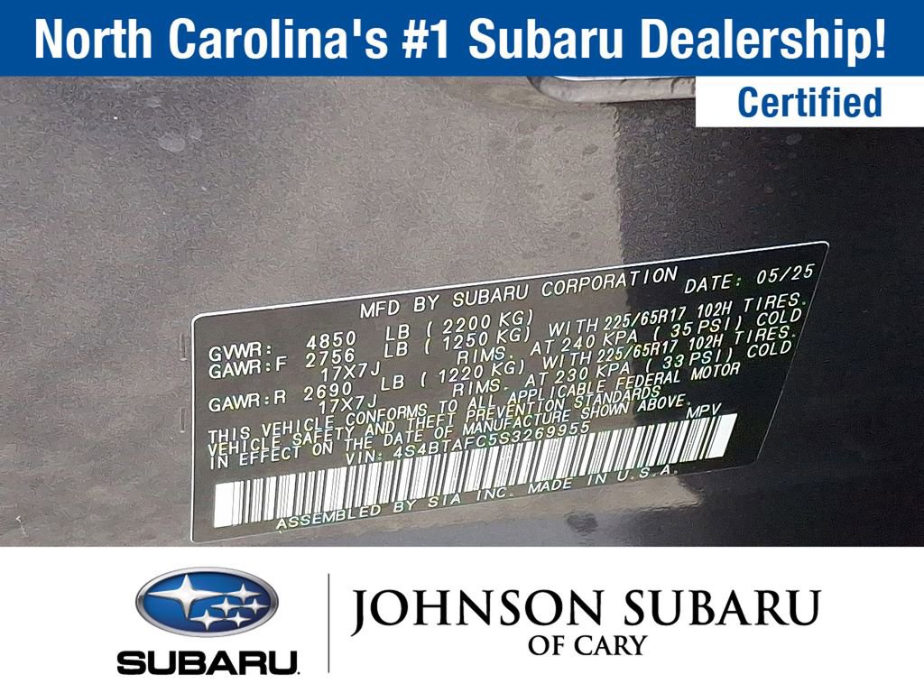Used 2025 Subaru Outback Premium w/ Popular Package #1A image 18