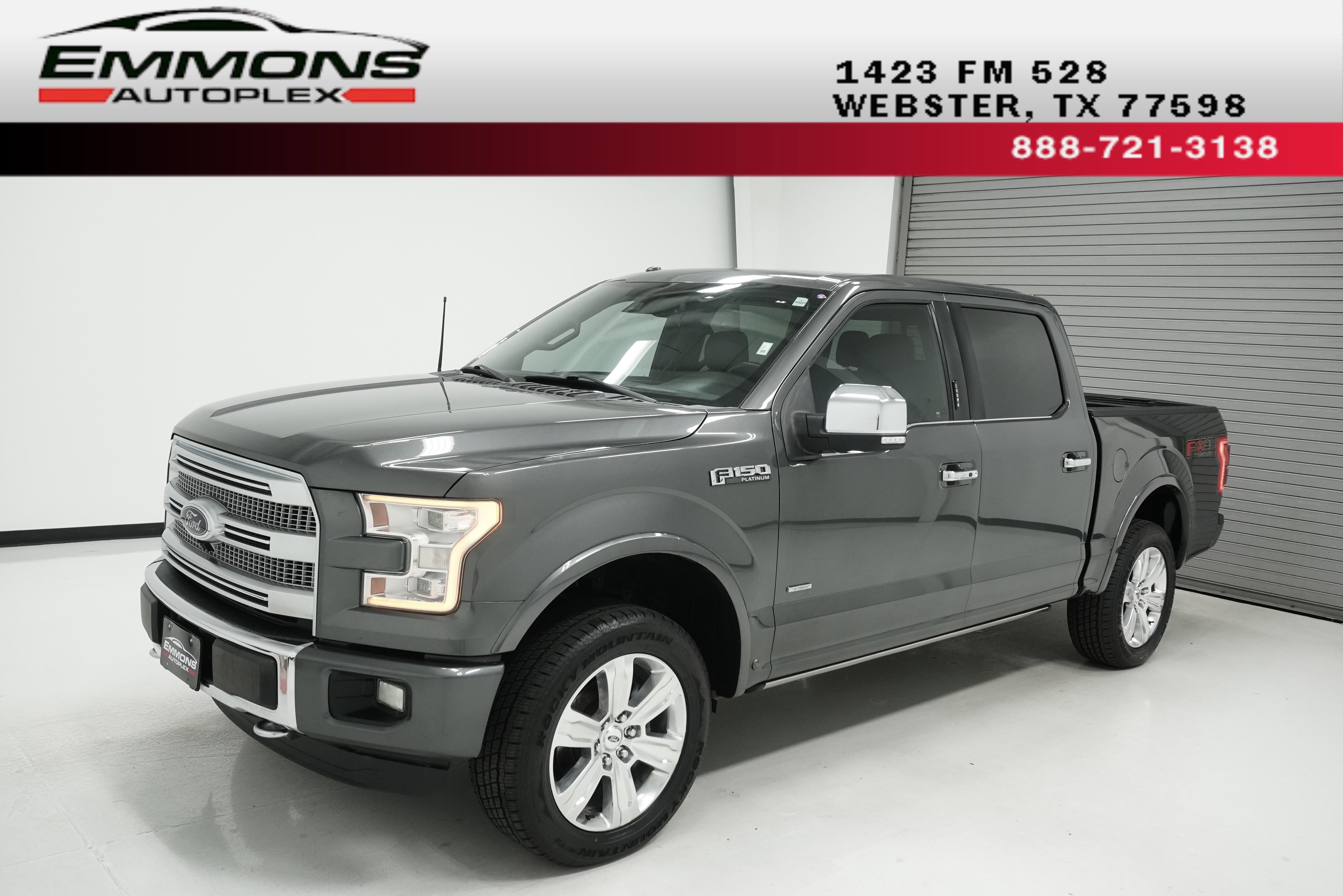 Used 2015 Ford F150 Platinum w/ Equipment Group 701A Luxury