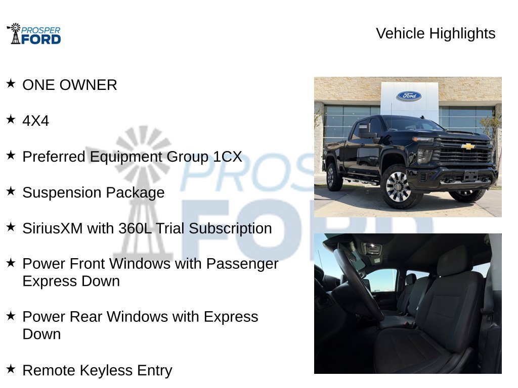 Used 2025 Chevrolet Silverado 2500 Custom AWD/4WD image 4