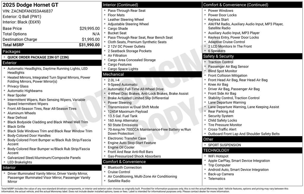 Used 2025 Dodge Hornet GT image 18