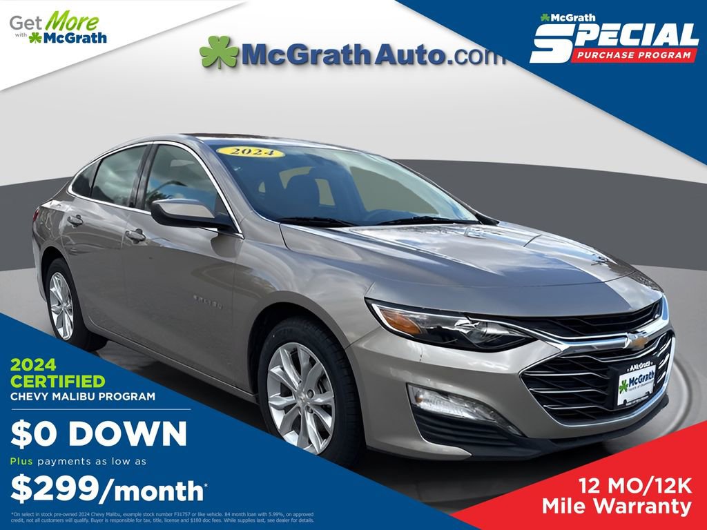 Used 2024 Chevrolet Malibu LT image 1