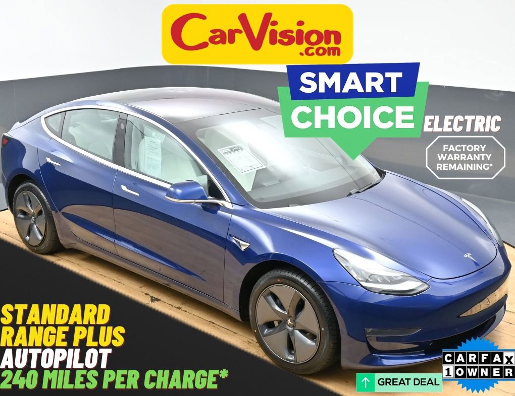Used 2019 Tesla Model 3 Standard Range Plus image 1