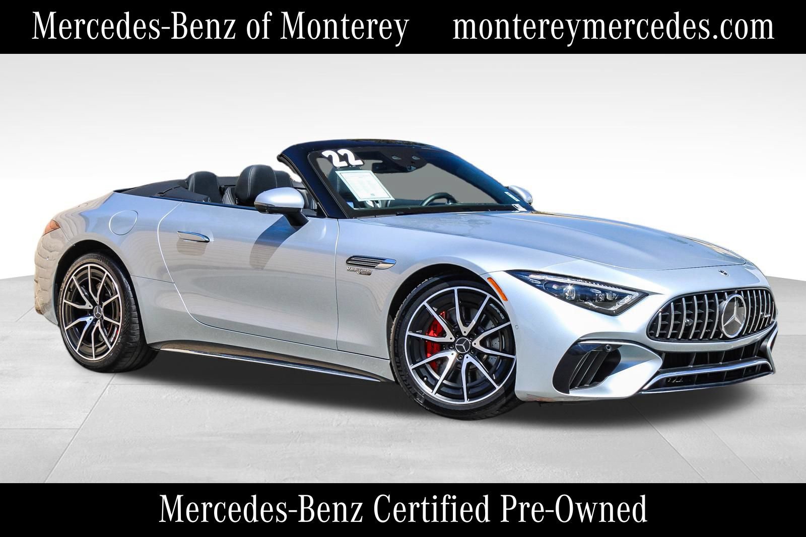 Certified 2022 Mercedes-Benz SL 55 AMG 4MATIC image 1