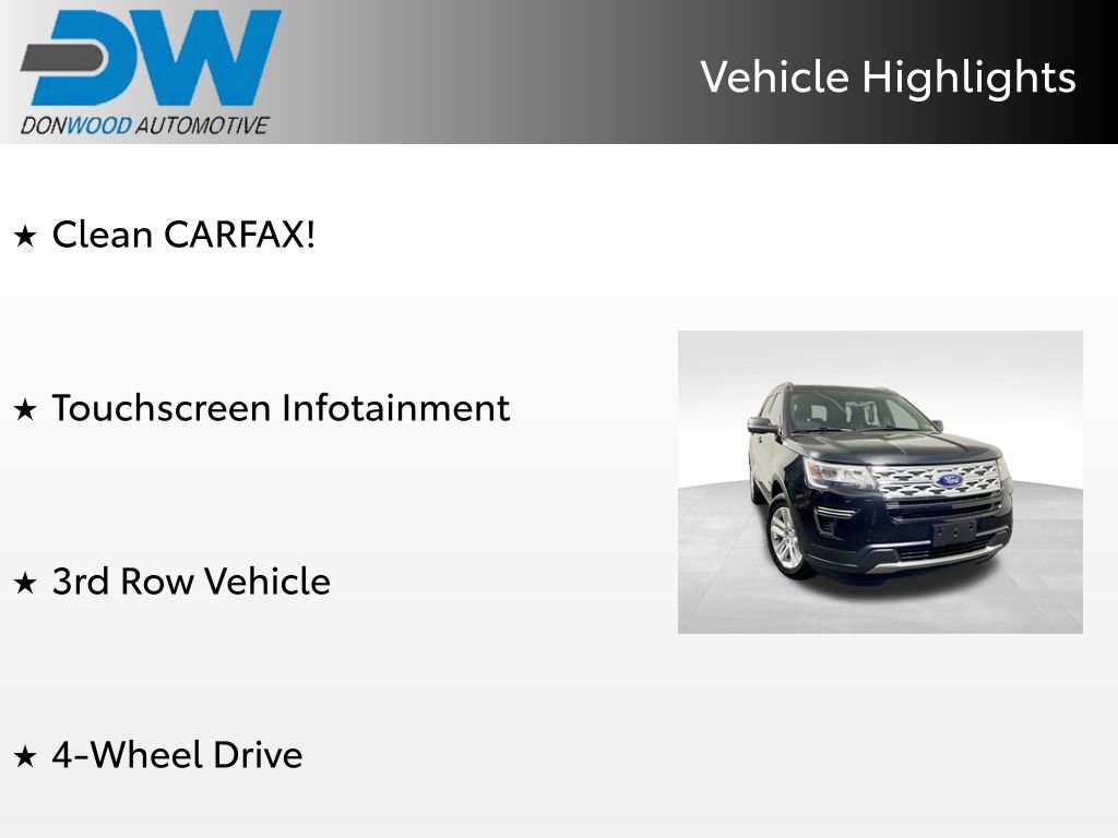 Used 2018 Ford Explorer XLT AWD/4WD image 3