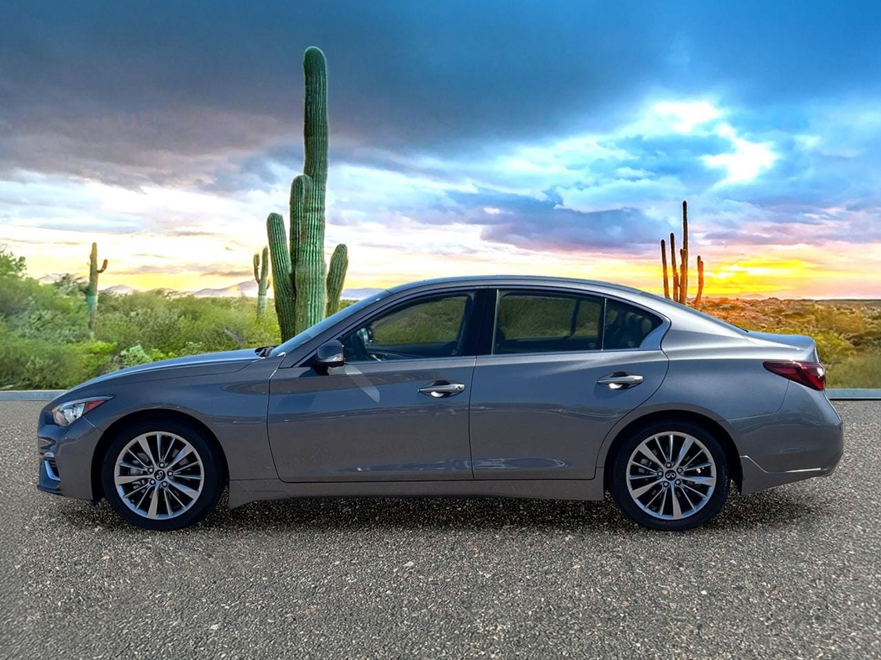 Certified 2023 INFINITI Q50 Luxe w/ Cargo Package RWD image 3