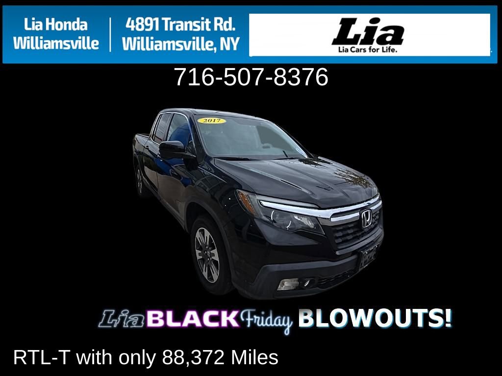 Used 2017 Honda Ridgeline RTL-T