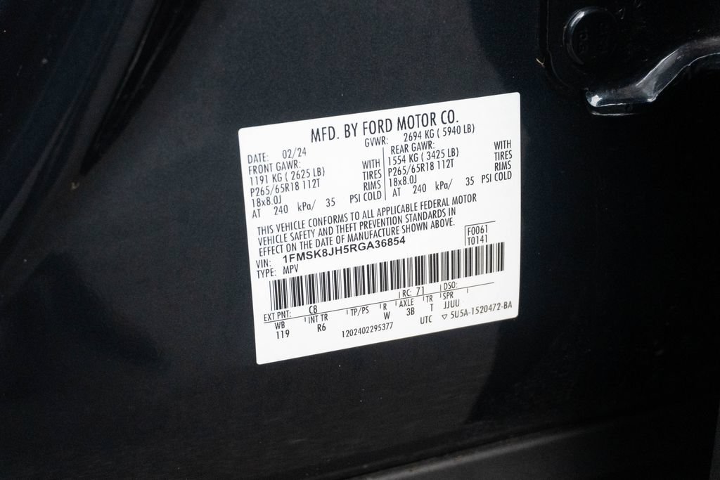 Used 2024 Ford Explorer Timberline w/ Timberline Technology Package AWD/4WD image 39