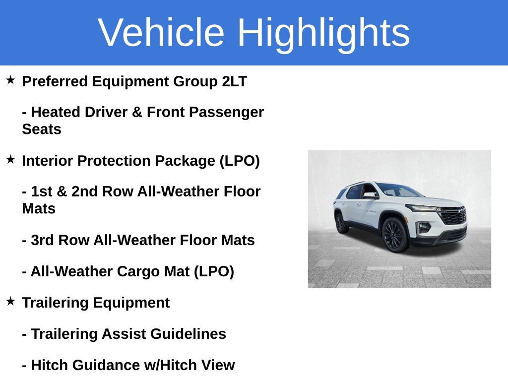 Used 2023 Chevrolet Traverse RS FWD image 4