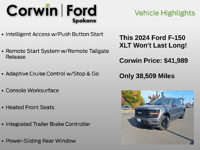 Used 2024 Ford F150 XLT w/ Equipment Group 302A MID AWD/4WD image 17