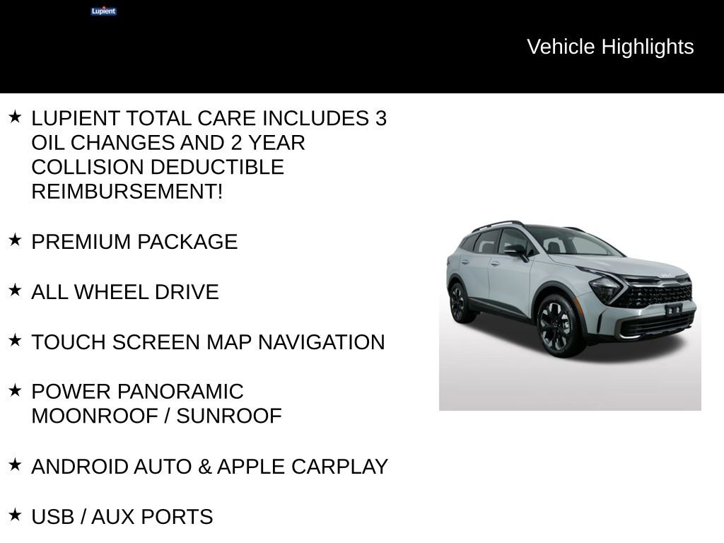 Certified 2023 Kia Sportage X-Line w/ X-Line Premium Package image 6