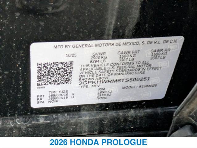 New 2026 Honda Prologue Touring image 26