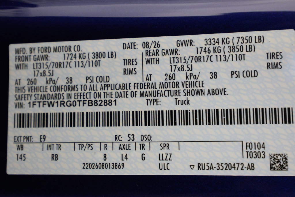 Used 2026 Ford F150 Raptor AWD/4WD image 47