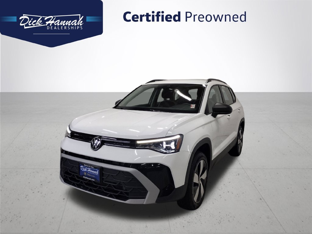 Certified 2025 Volkswagen Taos S AWD/4WD image 1