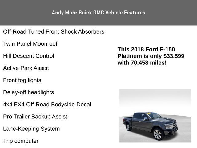 Used 2018 Ford F150 Platinum w/ Equipment Group 701A Luxury AWD/4WD image 20