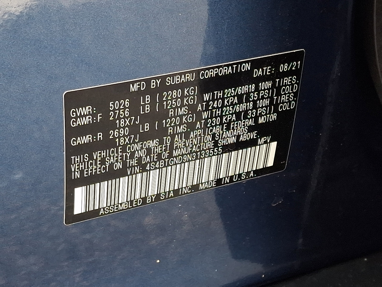 Used 2022 Subaru Outback Limited XT image 28