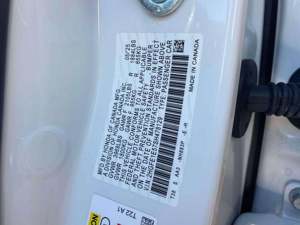 Certified 2025 Honda Civic Si image 18