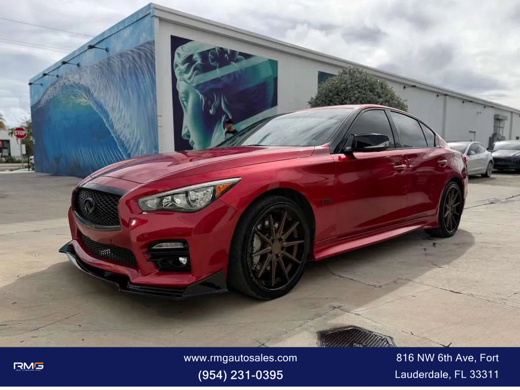 Used 2017 INFINITI Q50 Red Sport 400 image 2