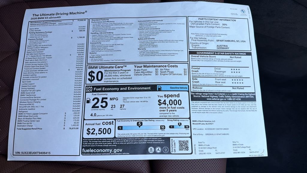 New 2026 BMW X5 xDrive40i w/ Premium Package image 35