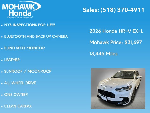 Certified 2026 Honda HR-V EX-L image 8