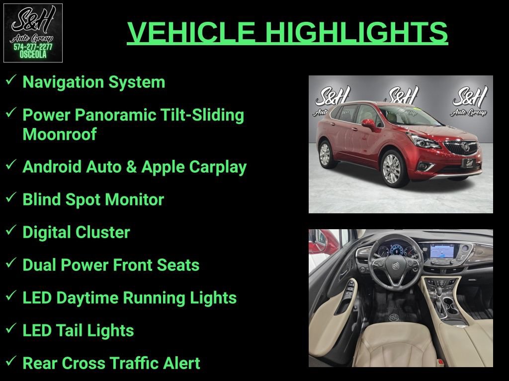 Used 2019 Buick Envision Premium w/ LPO, Active Package AWD/4WD image 3
