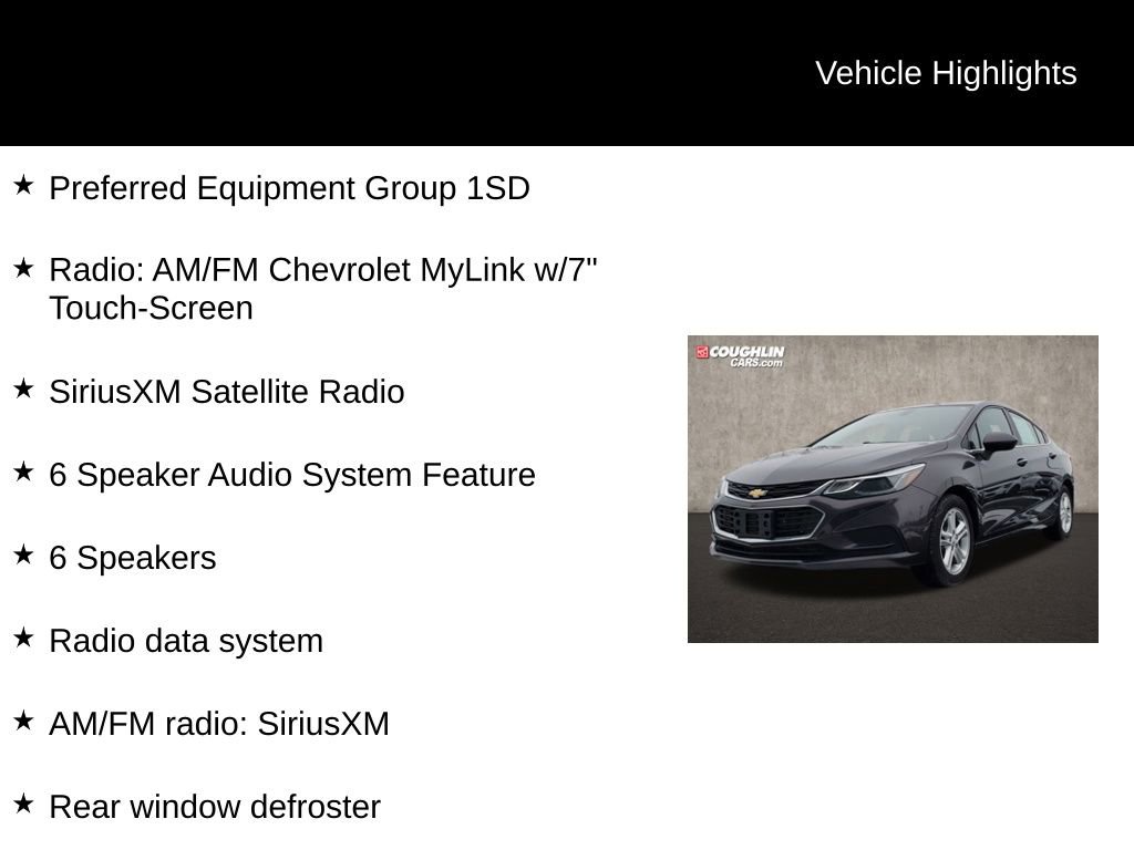 Used 2017 Chevrolet Cruze LT image 2