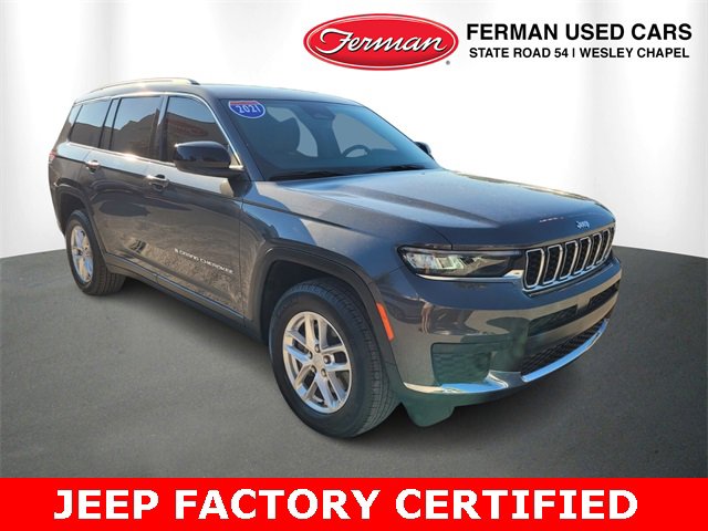 Certified 2021 Jeep Grand Cherokee L Laredo w/ Luxury Tech Group I video 1