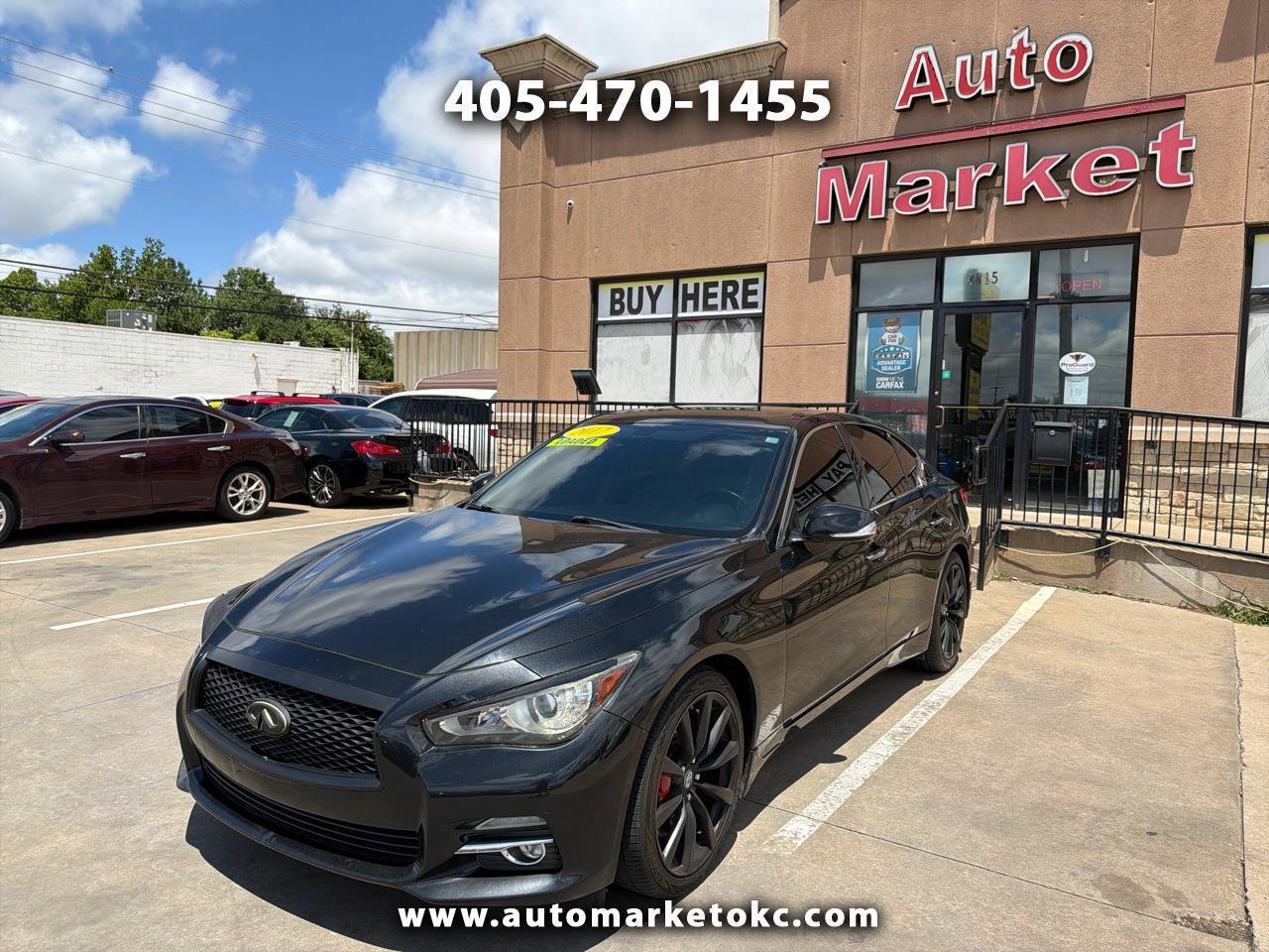 Used 2017 INFINITI Q50 3.0t Premium w/ 3.0T Premium Plus Package RWD image 1