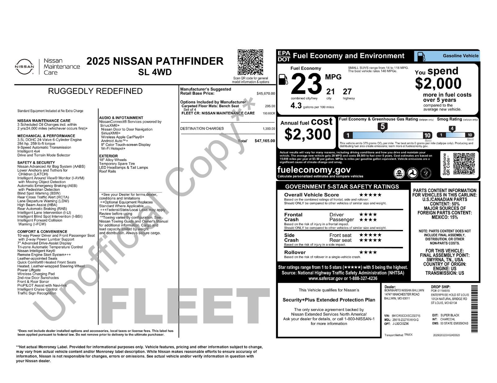 Used 2025 Nissan Pathfinder SL AWD/4WD image 31