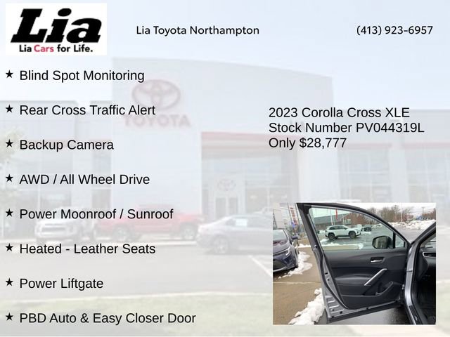Used 2023 Toyota Corolla Cross XLE w/ Convenience Package image 14