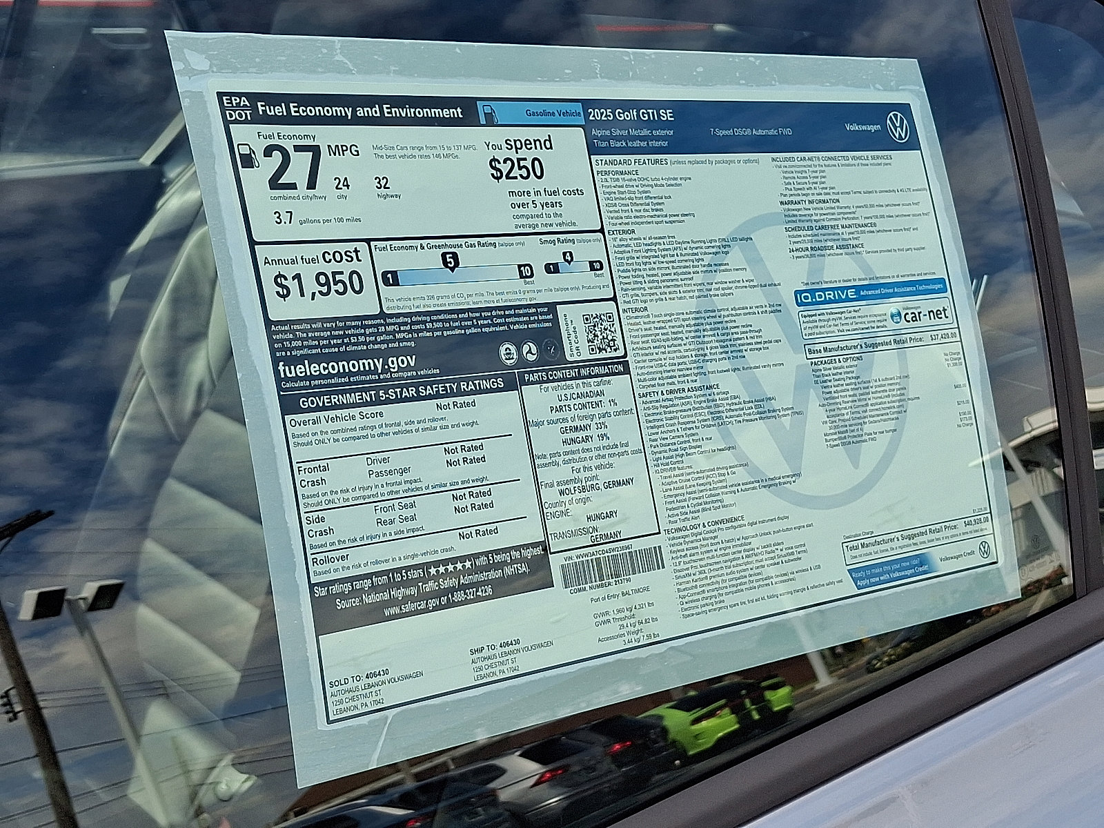 New 2025 Volkswagen GTI SE image 12