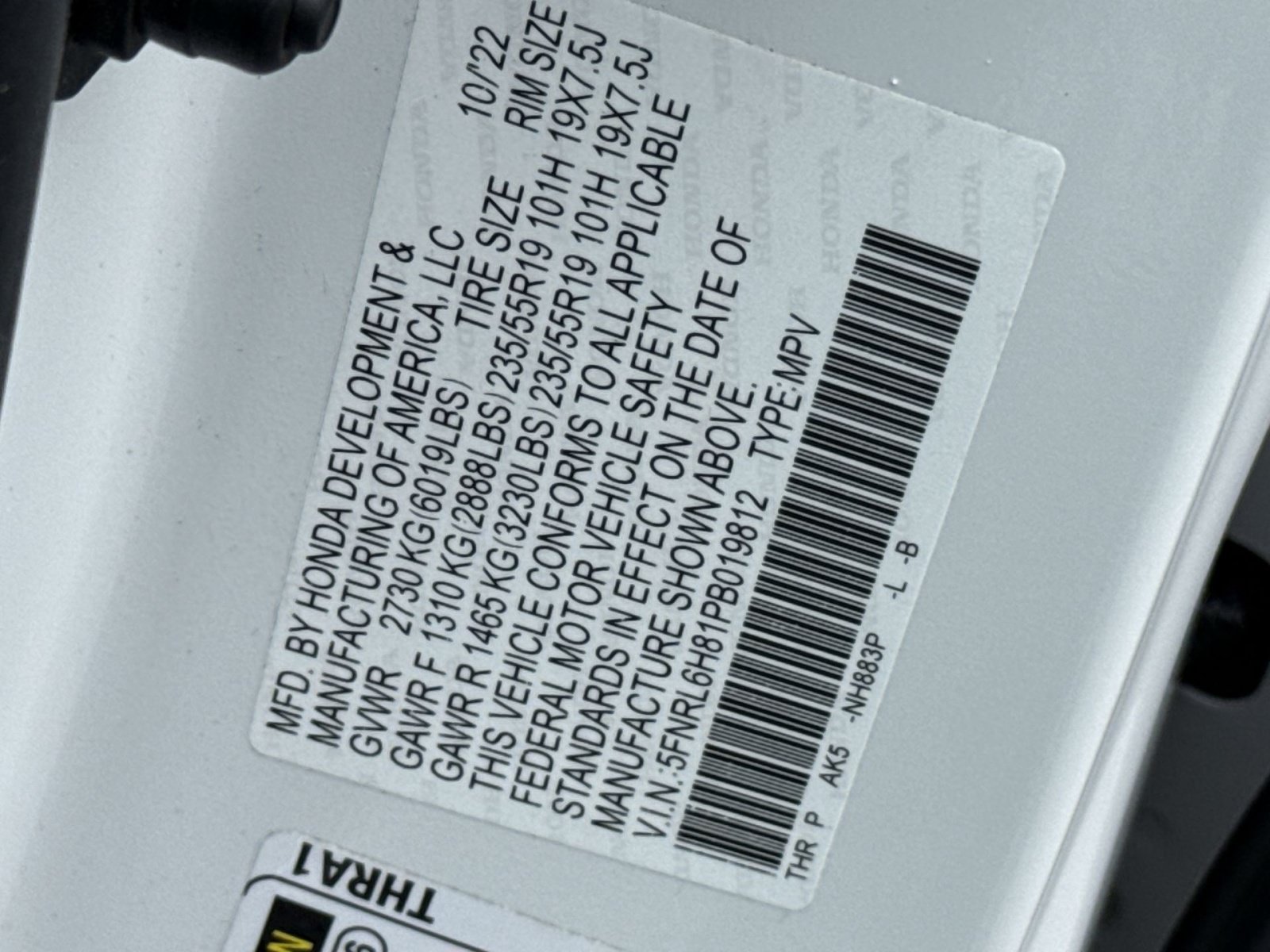 Used 2023 Honda Odyssey Touring image 30