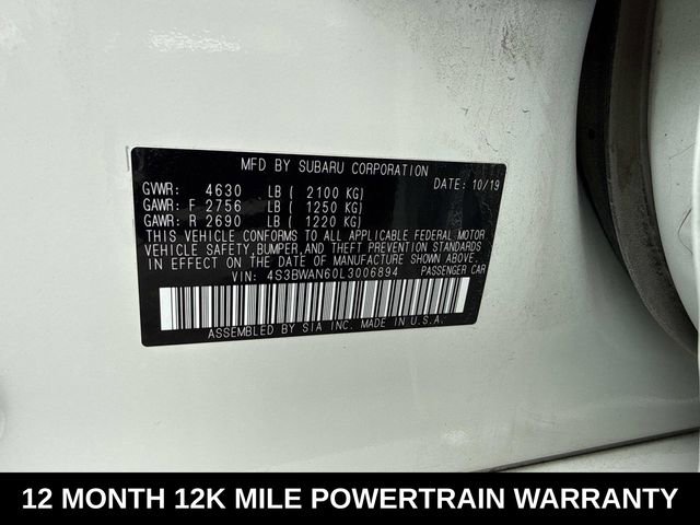 Used 2020 Subaru Legacy Limited w/ Popular Package #2 AWD/4WD image 30